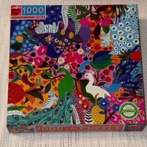 eeBoo Peacock Garden Puzzle - 1000 Pieces NEW Sealed